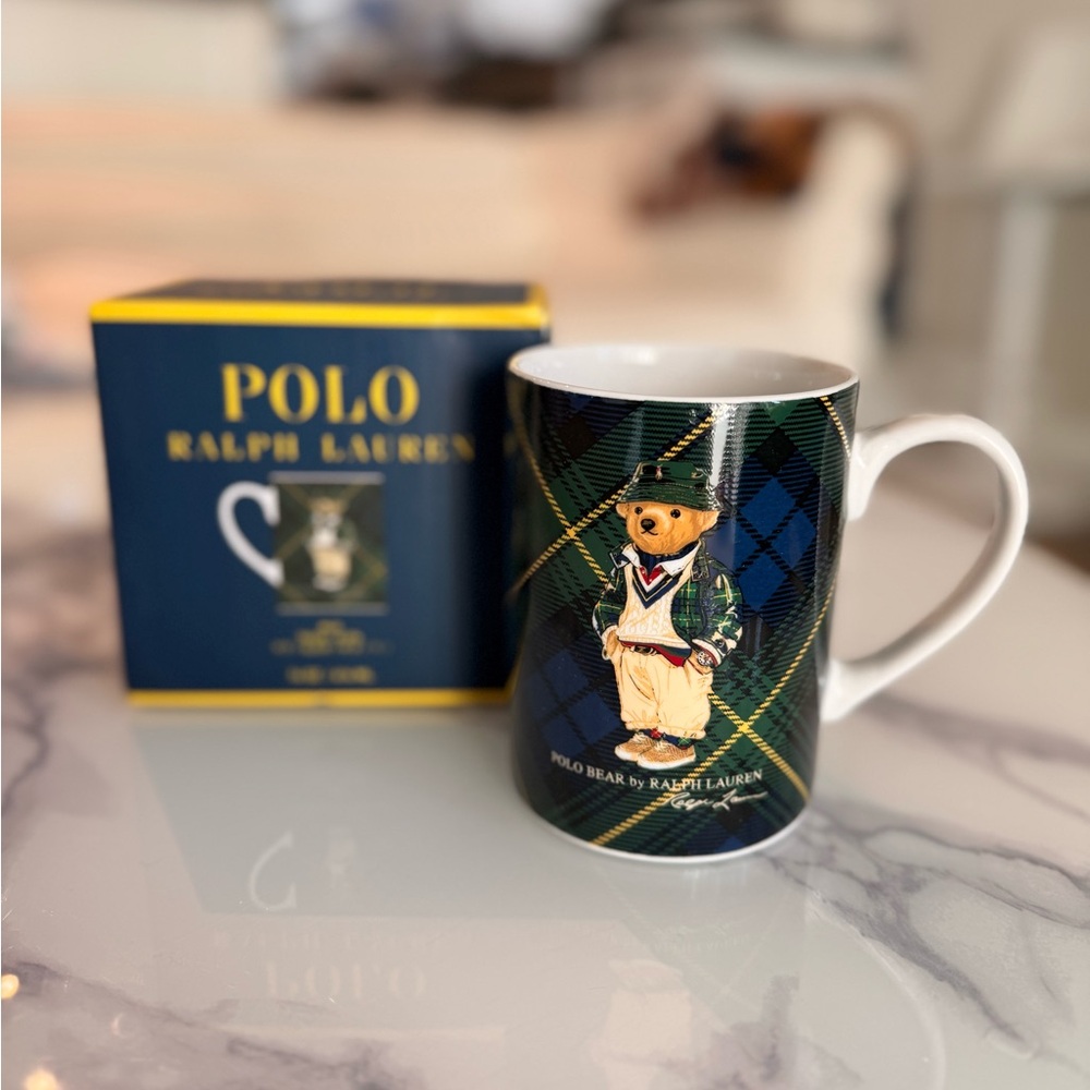Polo Ralph Lauren Highmoore Polo Bear Plaid Mug - Picture 3 of 4